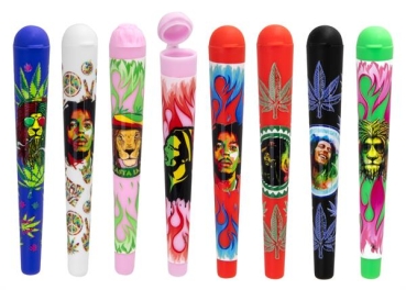 Zigaretten Joint Hülle Cigarette Cone Holder Reggae colours